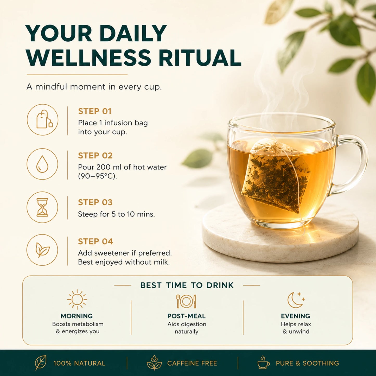 Detox herbal tea blend, 30 Teabags