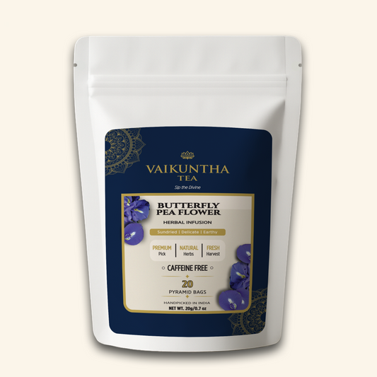 Butterfly pea flower herbal tea, 30 Teabags