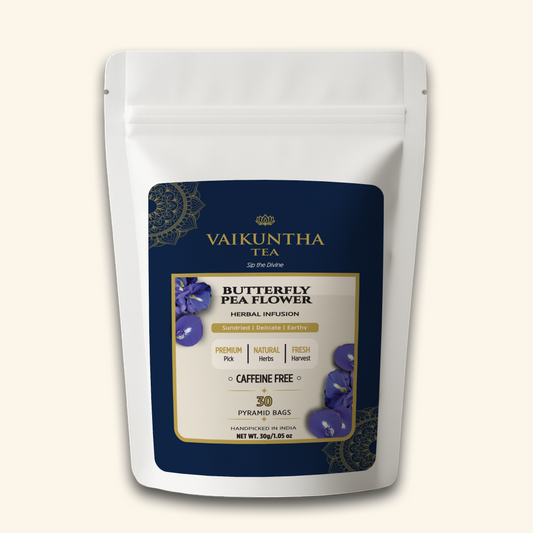 Butterfly pea flower herbal tea, 30 Teabags