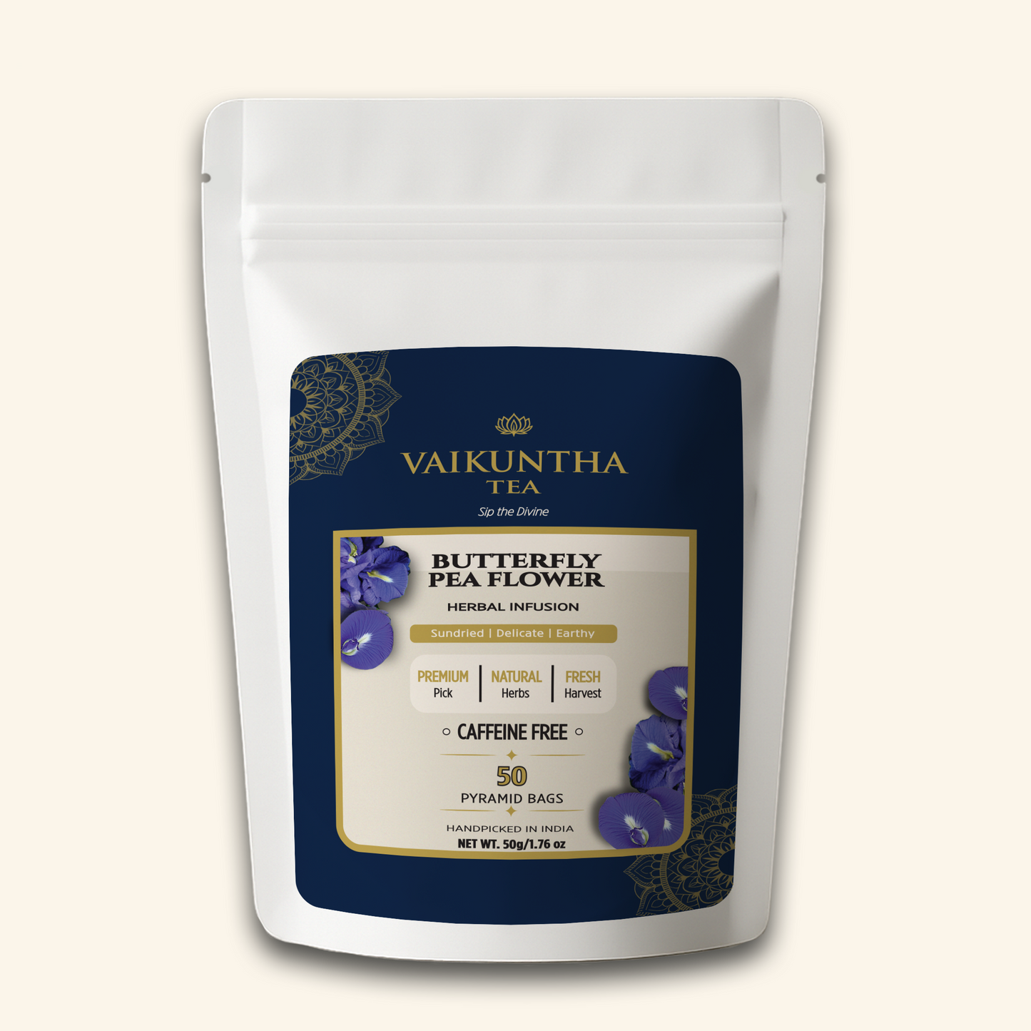 Butterfly pea flower herbal tea, 30 Teabags