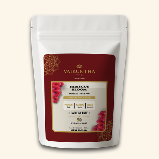 Hibiscus Herbal Tea Tisane, 30 Teabags