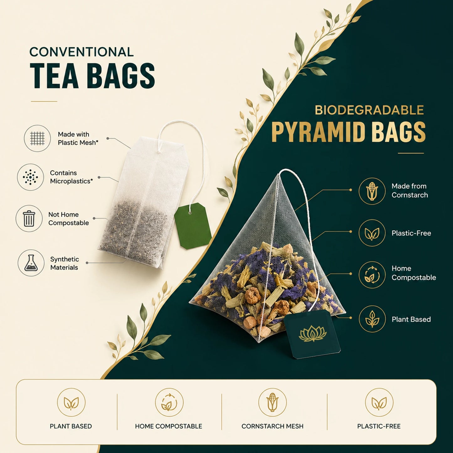 Detox herbal tea blend, 30 Teabags